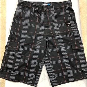 Boys Tony Hawk plaid Shorts